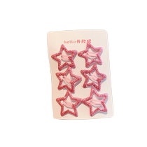 2023 New y2k Children Stars Hair Clip Pentagram Bb Clip Girl Card Girl Hair Clip Girl Liu Hai Breaking Hair Small Clip