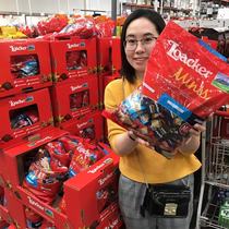 Spot Australia Laijia Loacker wafer candy big packaging 80 bags 800g net red casual snacks