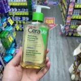 Cerave, очищающее молочко, очищающее масло с глицерином, керамид, 473 мл