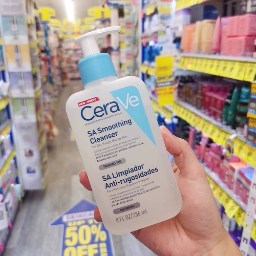 Cerave, мягкое очищающее молочко с салициловой кислотой, увлажняющий керамид, 236 мл