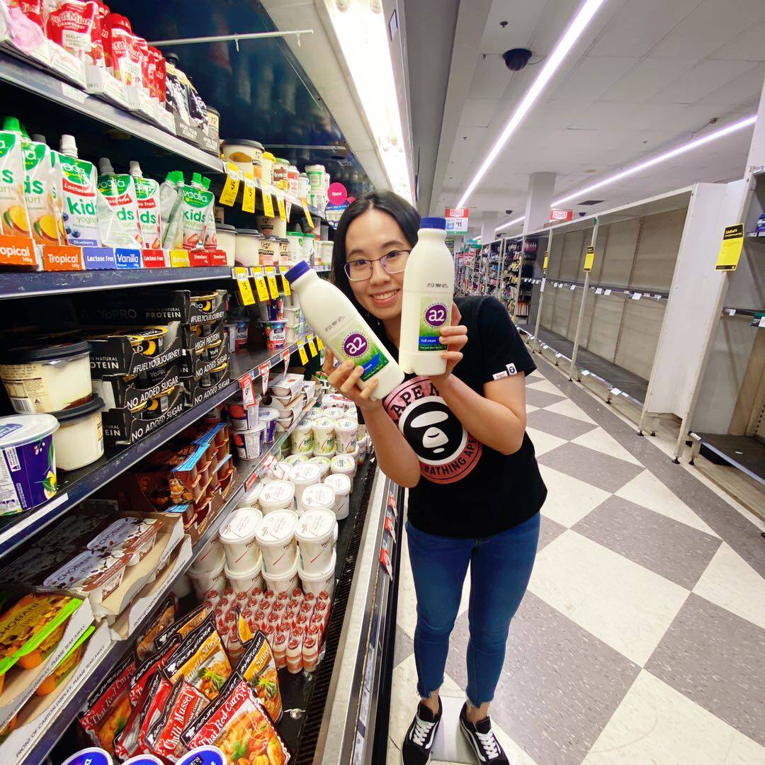 Australian fresh milk original imported fresh milk a2 pasteurized full fat fresh milk 1L*2 bottles of Shunfeng rapid delivery