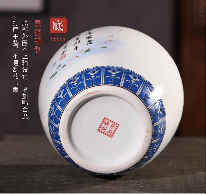 Jingdezhen ceramic terms bottle wine jar flask 1 catty 2 jins of three jin of 5 jins of 10 jins home sealing liquor as cans