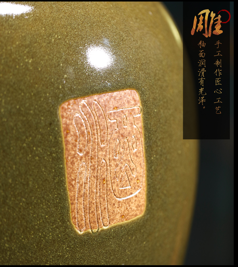 Jingdezhen ceramic jars home tank sealing liquor bottle 10 jins 20 jins 50 pounds with leading archaize to soak it