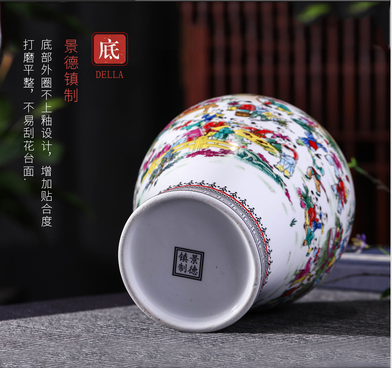 Jingdezhen ceramic bottle 2 jins of three jin of 5 jins home empty wine bottle wine mercifully wine medicine it sealed up with hide