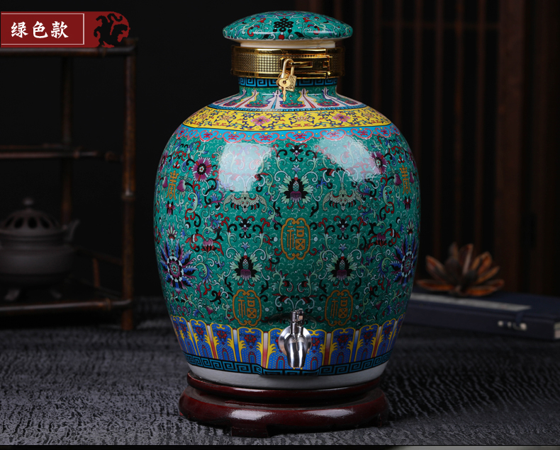 Jingdezhen ceramic terms jar it how 10 jins 20 jins 50 pounds with leading domestic sealed bottle wine bottle