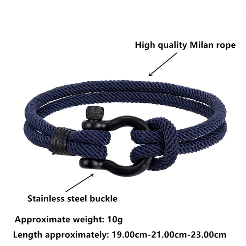 Браслет -дамы Black Horsesh Bugle Bracelet Bracelet Sports