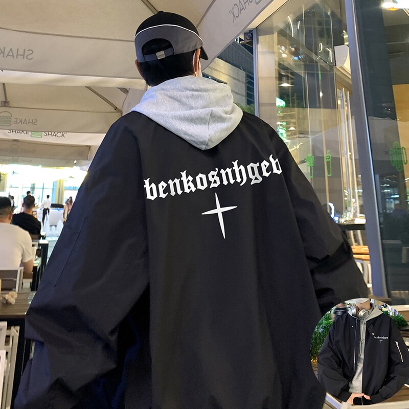 150kg Trendy Plus-Size High-End Windbreaker Jacket for Men, Loose Fit, Large Size, American-Style Workwear Jacket, Trendy Baseball Jacket 150kg Trendy Plus-Size High-End Windbreaker Jacket for Men, Loose Fit, Large Size, American-Style Workwear Jacket, Trendy Baseball Jacket