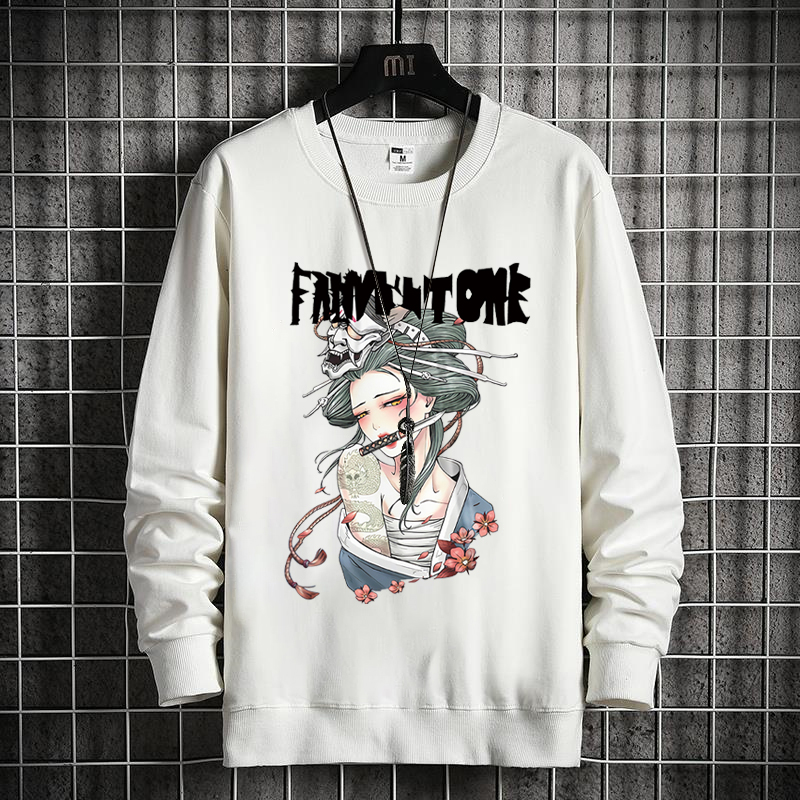 Fattened Plus Pullover Long-sleeved T-shirt Fat Guy Extra Large Loose Large 150kg Fat Man Printed Casual Trendy Sweater_voghion.com