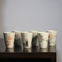 Big Fish Beauty Phoenix Single Cong Master Cup Grass Tea Cup Small Tea Cup Jingdezhen Ceramic Hand-painted Smelling Cup