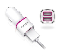 Jin Jiabai double USB Car Charger car charger 2 1A Pingguo Samsung Android mobile phone Universal