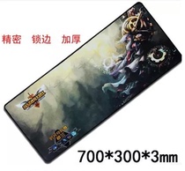 700 * 300 * 3mm Table face type Mouse Mouse Mega Fine Lock Side Game Hero League Color Snake Mouse Mat