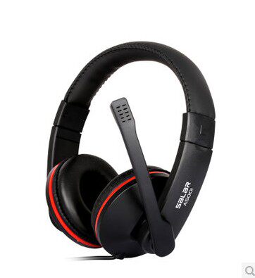 Salar sound music A500i notebook single holes with wheat headsets large earbuds stereo gaming headphones