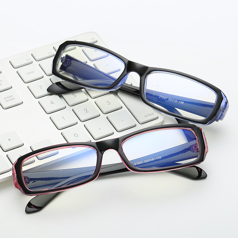 Tide Han version of minimalist full-frame finished nearsighted glasses men and women 300350400450500550600 degrees