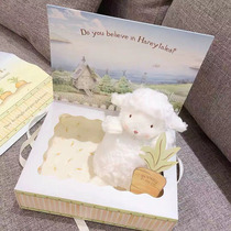 Net red plush toy Lamb set box gift