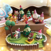 Japan Decole Zakka shooting props microscopic Christmas resin craft ornaments home gifts