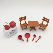 1 12 Mini Food Play Home Food Play Scene Accessories-Kitchen Combo Package