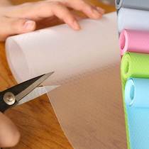 Cabinet moisture-proof sticker tableware thickened kitchen cabinet cleaning transparent compartment folding cupboard anti-oil placemat table mat