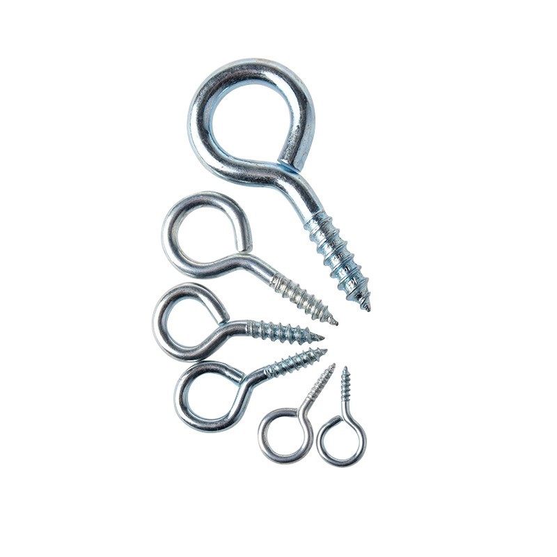 Hardware with hook-band coil with Rosilk pointed tip crooked sheep eye coil self-tapping screw hook direct sales