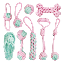 Pooch Toy Grindle Résistant Teddy Bib Bear Beaume Rope Knot Toy Chien de lait Petit Chien Chien Bite Rope Fournitures Fournitures