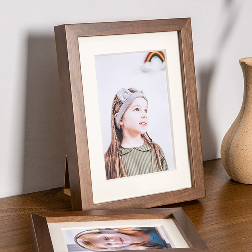 Современная фоторамка из натурального дерева, настенная фотография, фотоальбом, 6 дюймовая, 7 дюймов, 10 дюймов
