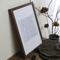 Solid Wood photo frame hanging wall custom frame framing 4 open 8K sketch A4a3 24 poster frame customized any size
