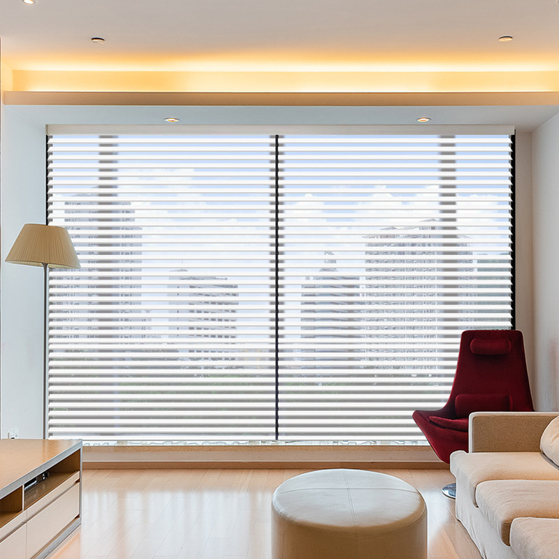 Korean-style Shangri-La curtain soft gauze curtain living room balcony bay window bedroom bathroom office lift roller curtain