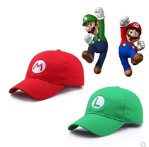 Adult Super Mary Hat Mario Mushroom Brothers cos Party Hat Children Super Mary Hat LOGO