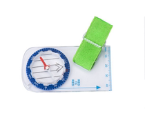 Outdoor Sports College Students Orienteering Drawing Left Hand Thumb Finger Compass Compass Map