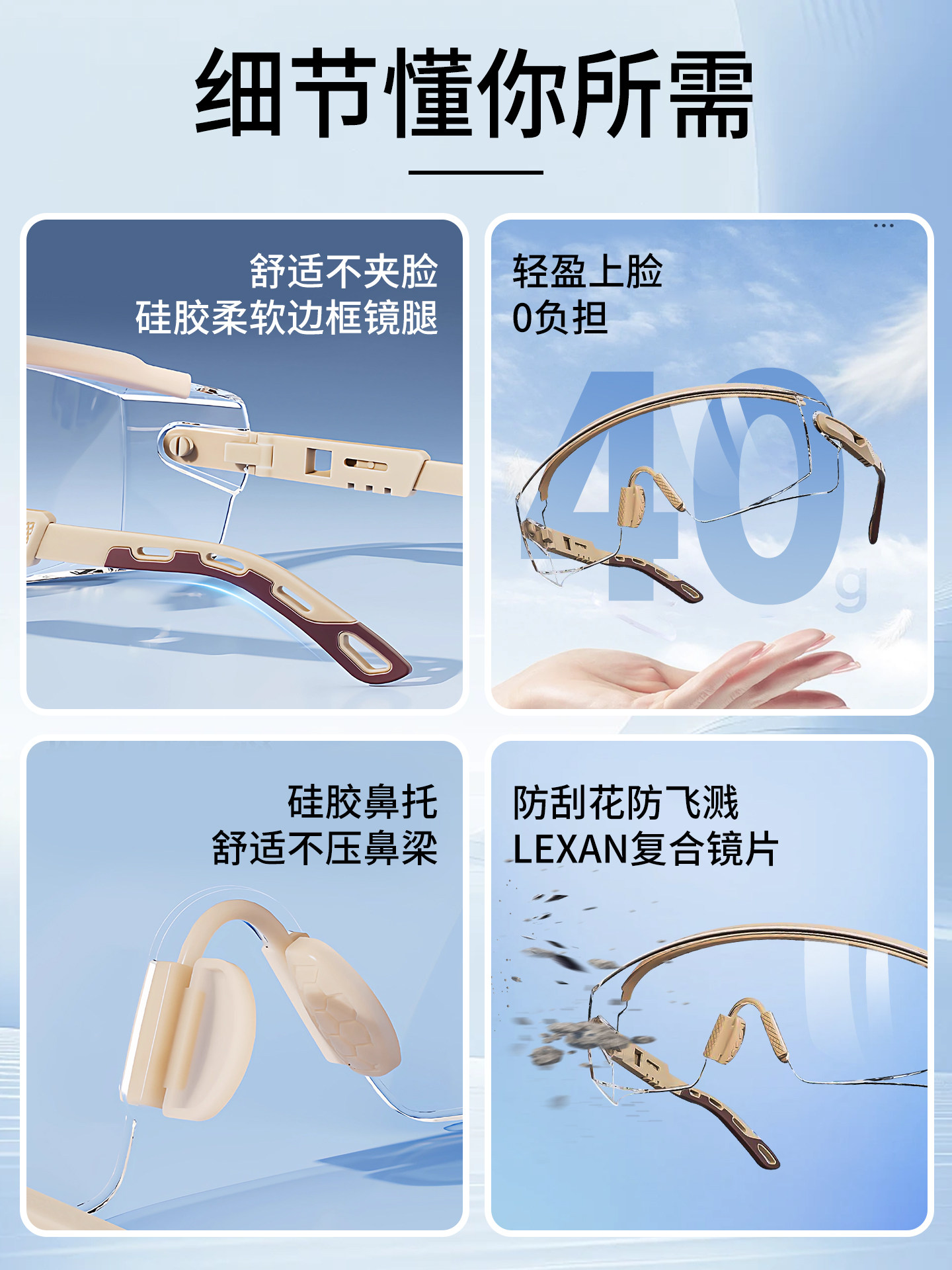 German Windproof Glasses, Goggles, Dust-Proof, Anti-Fog, Cycling, Windproof, Electric Vehicle Protection, Wearable Glasses for Men and Women