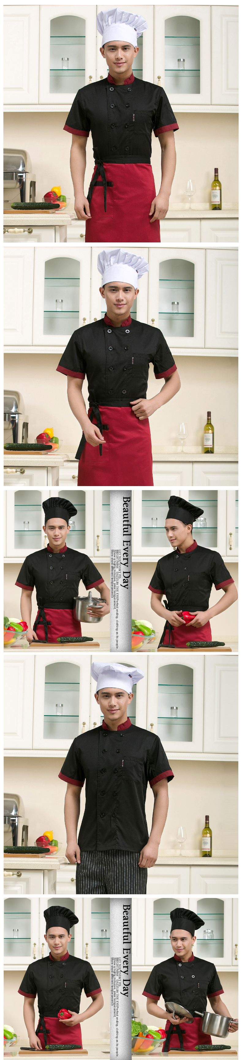 Vêtement pour cuisinier en LYCRA Lycra - Ref 1910737 Image 17
