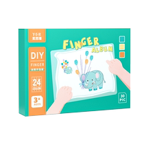 3-6 years old kindergarten finger painting ink pad colorful multi-color teaching materials washable stippling childrens ink pad painting tools
