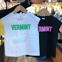 2021 Summer childrens clothing Han version boy vest with pure cotton t-shirt tide cool letters printed children sleeveless blouses