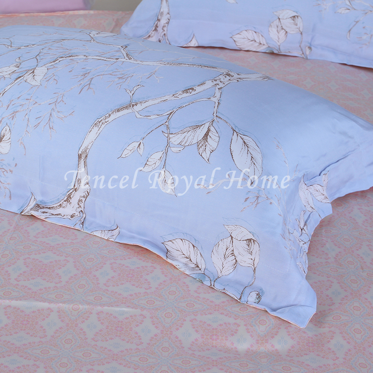 Phong cách châu âu tinh khiết 60 celestial quilt cover Lysell Tencel mượt cảm ứng mềm duy nhất quilt đơn bìa