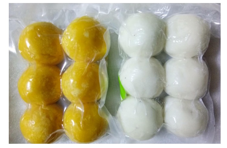 东北豆包粘豆包 黏豆包 36个 4斤多 图1
