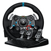 [Logitech Official Flagship Store] Logitech g G29 Racing Steering Wheel Set Driving Simulator Motion Sensing Racing Game Controller Ps5/Ps4/Pc/Horizon 5 Euro Truck Simulator 2 Dirt