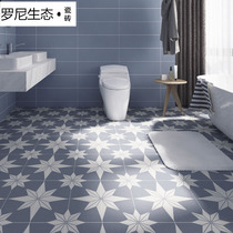 Nordic style floor tiles geometric tiles kitchen tiles bathroom wall tiles balcony bathroom literary tiles 300x300