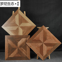 American Countryside Bedroom Wood Grain Brick Living Room Tile Dining Room Terrace Brick Imitation Ancient Brick Courtyard Balcony Floor Tiles 600600