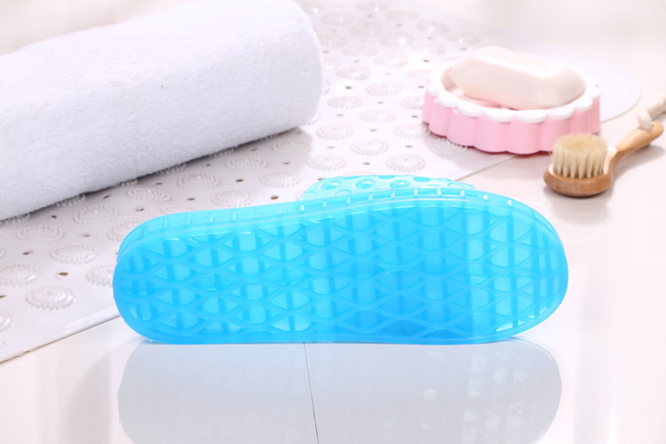 Đôi mới nhà dép pha lê nữ phòng tắm trong suốt trượt một từ kéo nam phẳng đáy dép trong nhà và dép dép hermes nam chính hãng