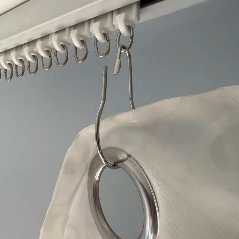 Roman Blind Track Adapter Hook, Conversion Hook, Curtain Rail Hook, Plastic Ring, Curtain Needs to Be Converted to a Pulley Hook