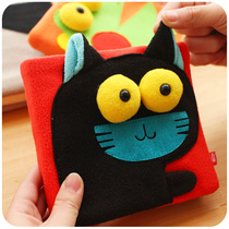 Creative Korean notebook stationery handmade notebook cute plush cartoon diary thick hand account book