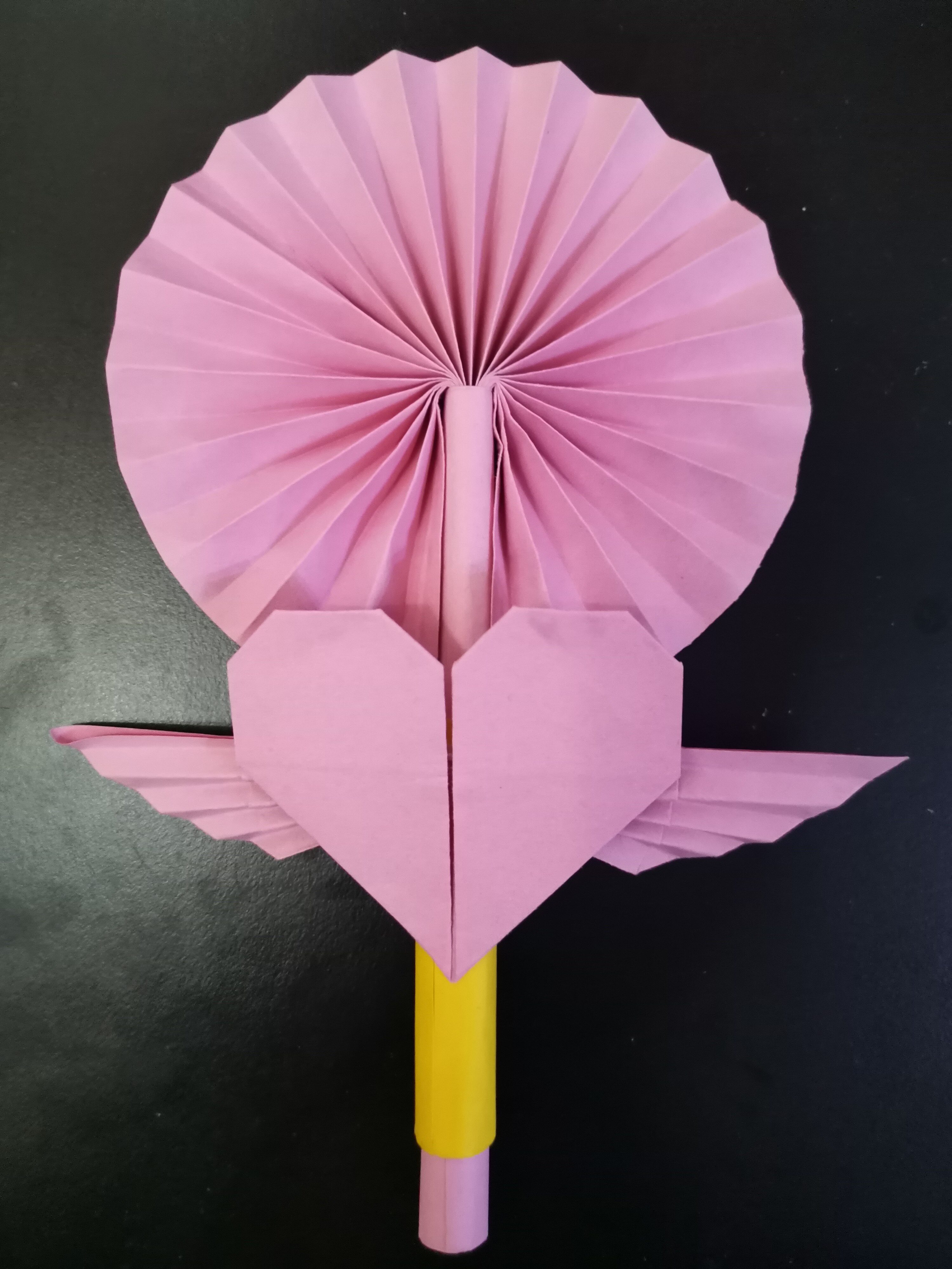 Children's toy fairy pull flower magic wand origami manual homework works Balala little magic fairy Christmas gift