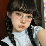 Серия MIU небольшие очки для женщин, усовершенствованная чувствительная миопия может быть номинальной ретро -эллиптической каркой глаз