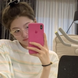 Антирадиационные очки, прозрачный желтый краситель, в корейском стиле, популярно в интернете, защита глаз