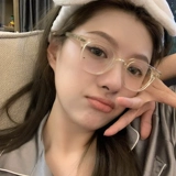 Антирадиационные очки, прозрачный желтый краситель, в корейском стиле, популярно в интернете, защита глаз