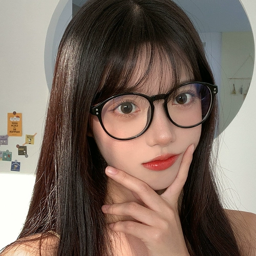 Антирадиационные ретро черные очки, в корейском стиле, популярно в интернете