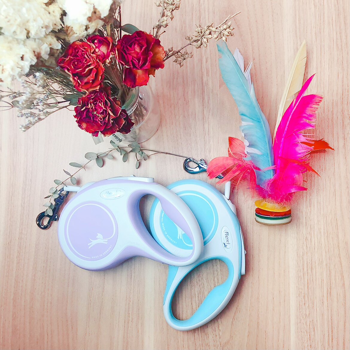 New Pforleich Flexi Telescopic Traction Rope Alien Fashion Version Walking Dog Rope Glowing System Pet Supplies