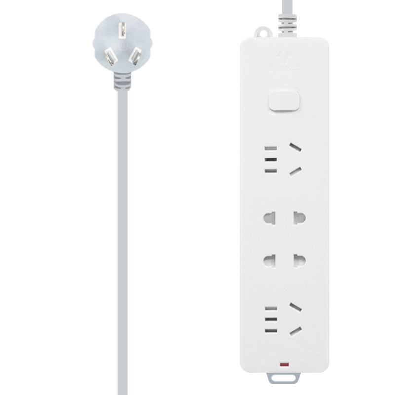 Bull GN-211 socket patch cord patch extension cord with switching power supply extension cord Four holes 1 8 m 4 m