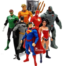 Justice League Green Lantern Wonder Woman Batman Superman Flash Film Man Handling Model Toys