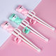 babyalan children's chopsticks training chopsticks practice chopsticks baby learning chopsticks baby spoon children's tableware set