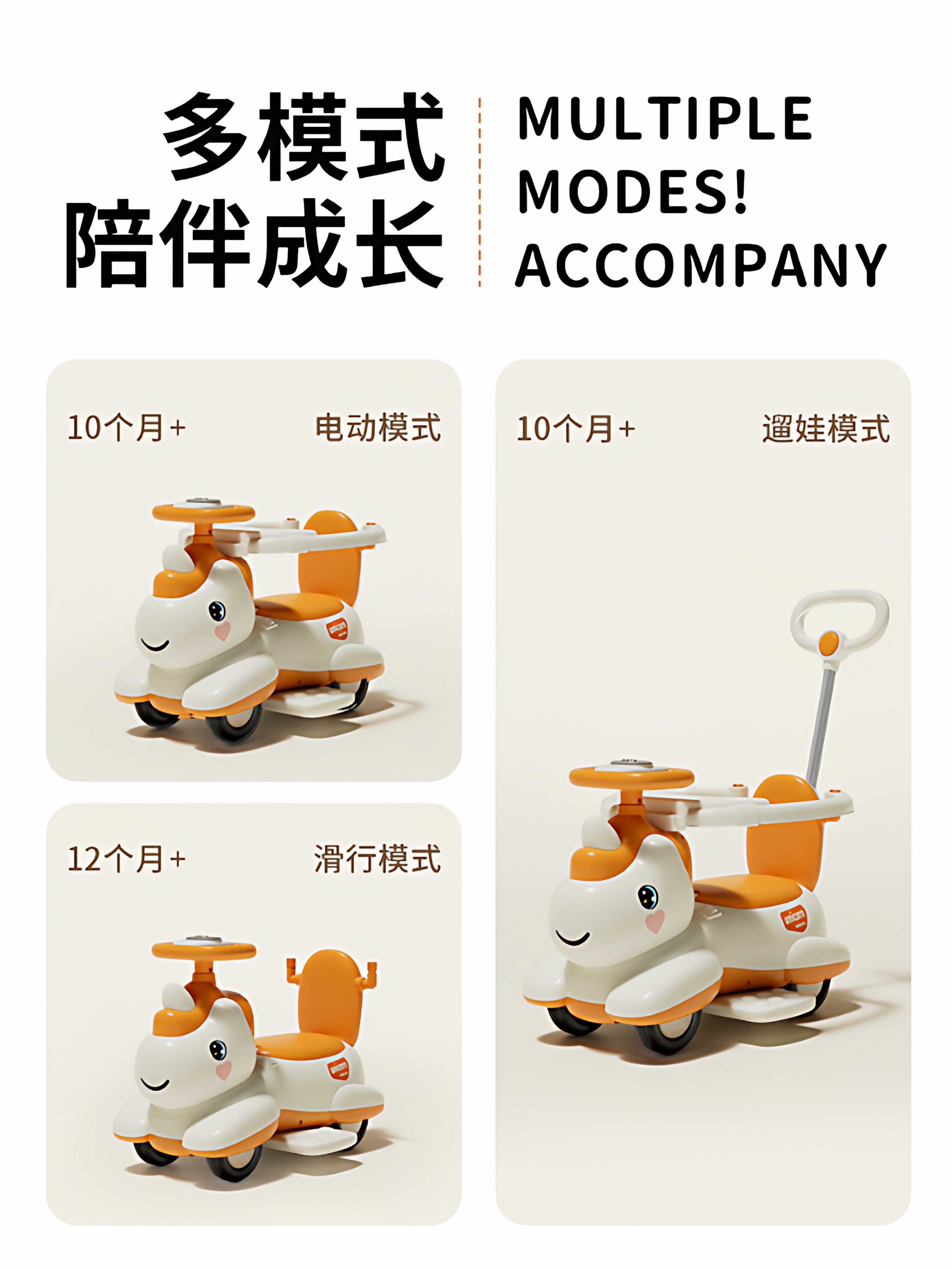 Children's Electric Twist Car, Baby Push-And-Slide Car, Remote Control Toy Car, Can Be Ridden, First Birthday Gift